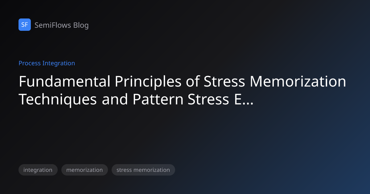 Fundamental Principles of Pattern Memorization and Stress Engineering ...